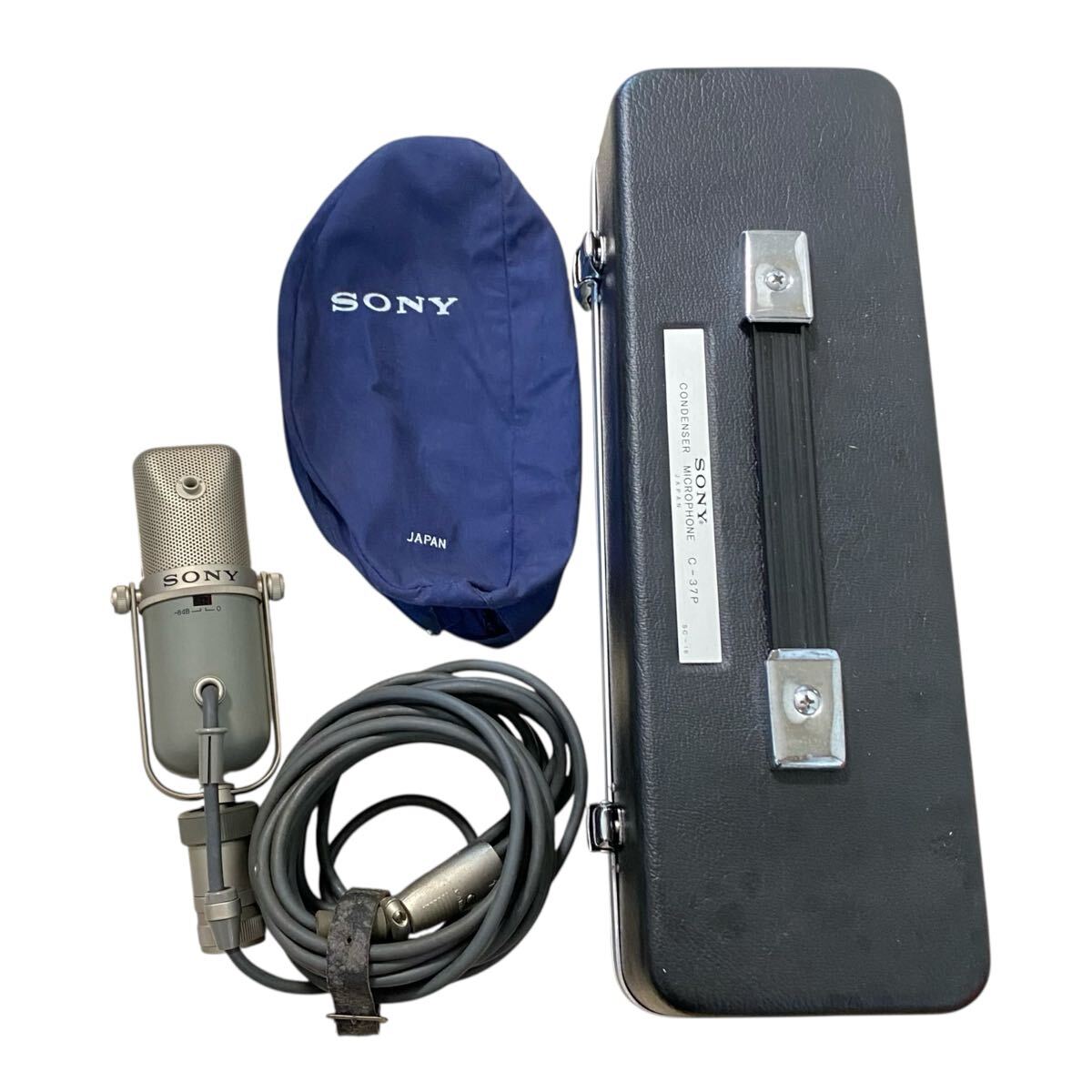 SONY ソニー コンデンサーマイク C-38P マイクロホン ケース付き ②