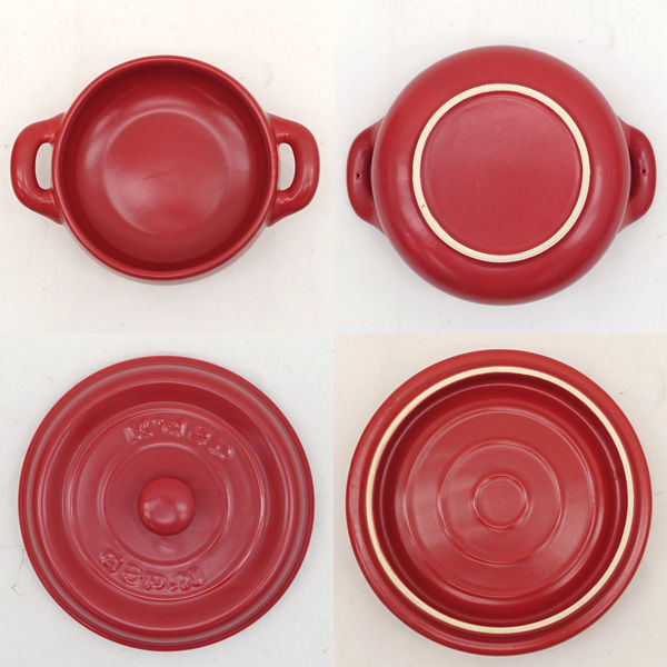★ k+dep キッチン ケデップ セラウェア 土鍋 レッド 18cm (0220514859)