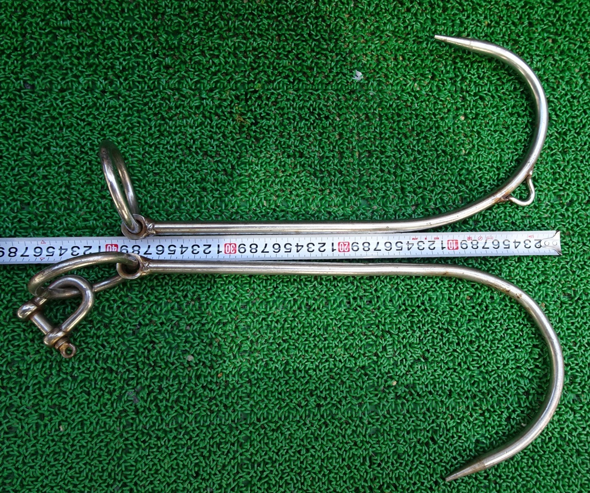 ステンレス制系船フック