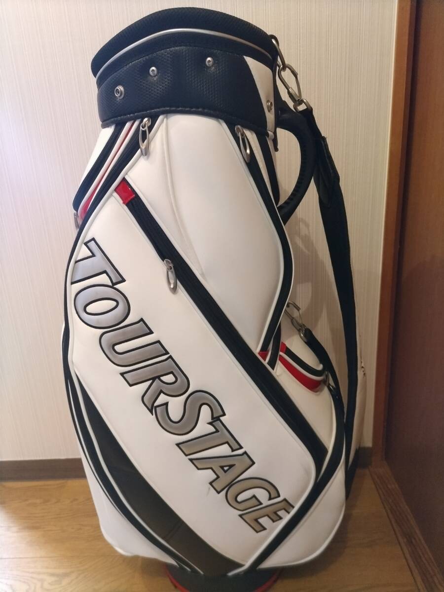 ブリジストン TOURSTAGE キャディバッグ 白/赤 | ゴルフ 買取