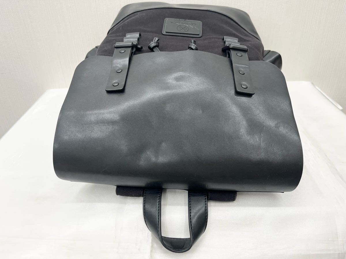 GASTONLUGA ガストンルーガ リュックサック ブラック 〇相応に美品です..._画像6