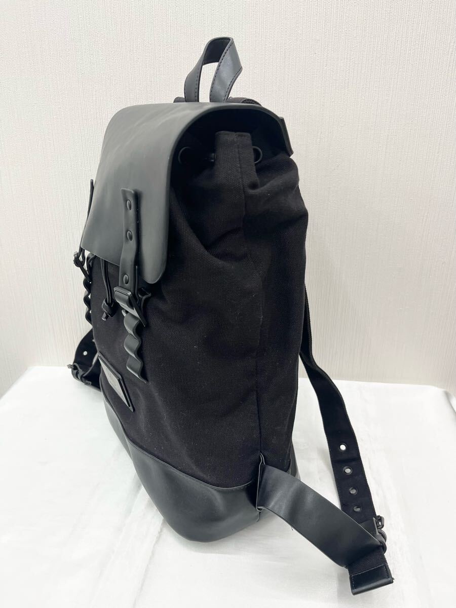 GASTONLUGA ガストンルーガ リュックサック ブラック 〇相応に美品です..._画像3