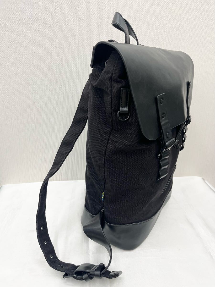 GASTONLUGA ガストンルーガ リュックサック ブラック 〇相応に美品です..._画像4