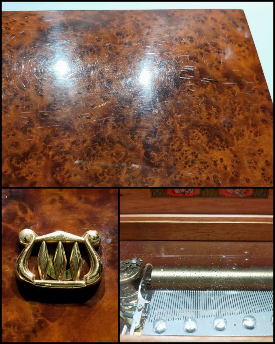 ES27 музыкальная шкатулка REUGE дракон ju ламинария материал шар .3 искривление 72.Theme from the Four Seasons (3 parts) A.Vivaldi