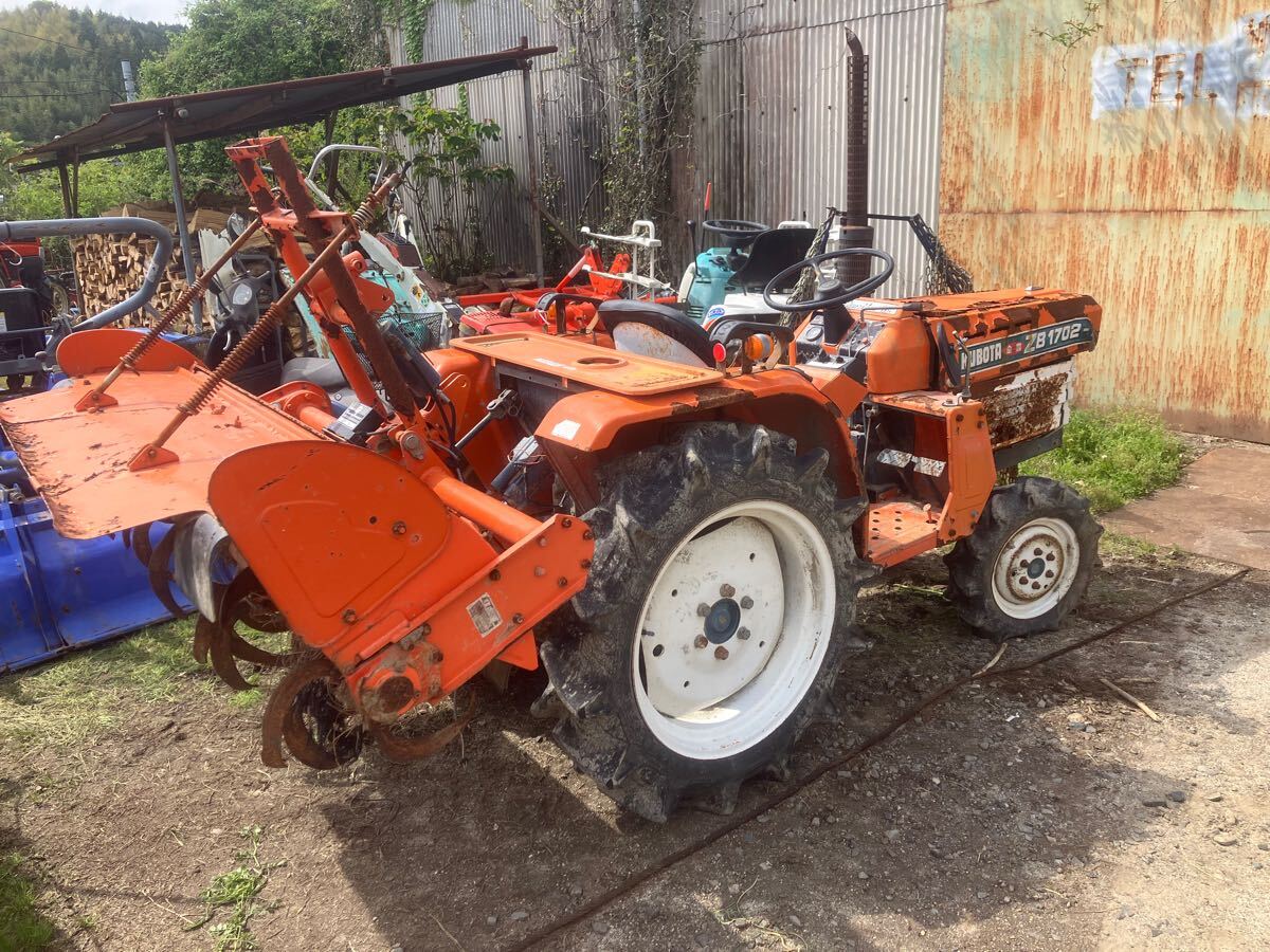 * старт пробег .. подтверждение рабочего состояния сделал! Kubota трактор ZB1702-M sunshine 1024 час 17 лошадиные силы внешний вид хорошо нет поэтому текущее состояние дешевый! B1702 Monro 