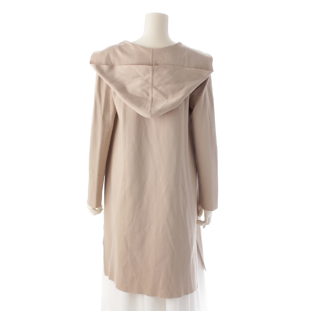 フォクシー 21年 キュプラ ニット パーカー 41888 ベージュ 38【中古】