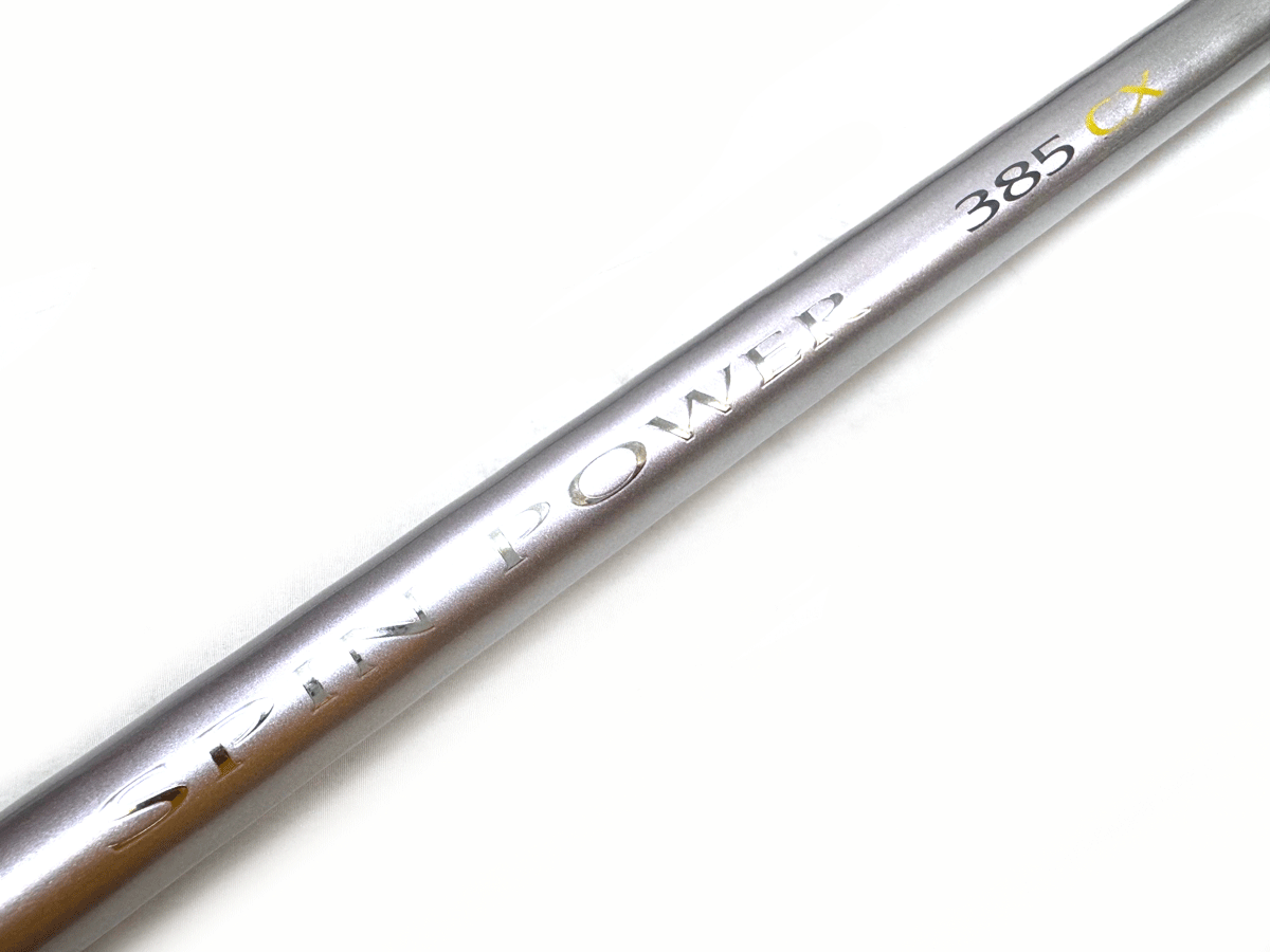 ★超美品★ シマノ 11スピンパワー 385CX 并継 SHIMANO SPINPOWER 投げ竿 JAPAN 検 AX BX FX DX ツインパワー キススペシャル プロサーフ