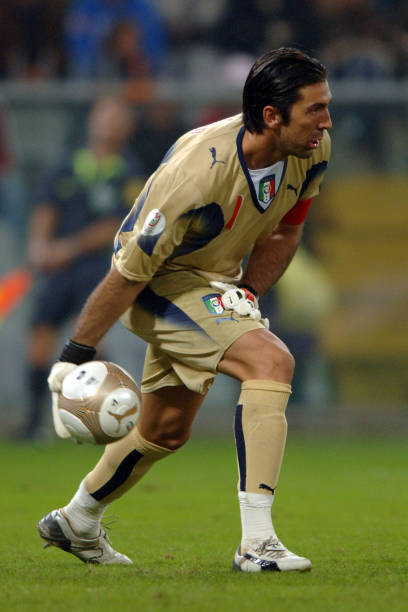 2007 イタリアGK(H)＃1 ブッフォン Buffon 長袖 Euro 2008予選仕様 PUMA XL