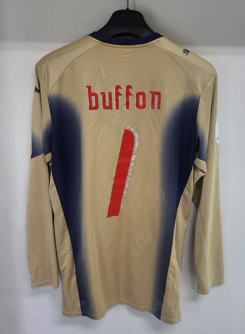 2007 イタリアGK(H)＃1 ブッフォン Buffon 長袖 Euro 2008予選仕様 PUMA XL
