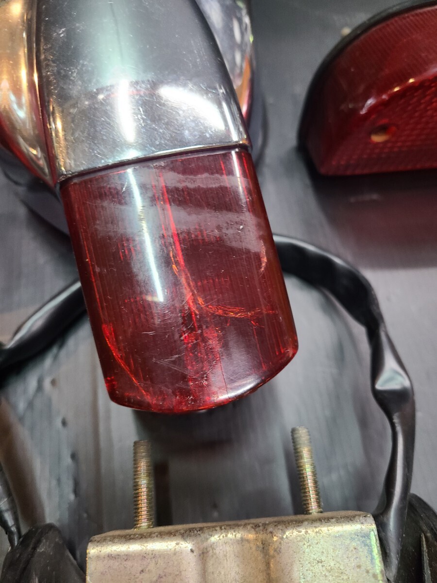 テールランプ ライト セット 割れ、ヒビあり VF400F バンディット CB250R バルカン ビラーゴ セロー Vマックス HM-43-RC JADE _画像4