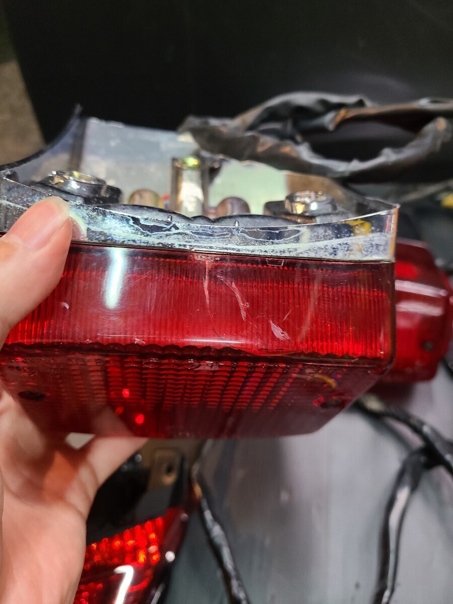 テールランプ ライト セット 割れ、ヒビあり VF400F バンディット CB250R バルカン ビラーゴ セロー Vマックス HM-43-RC JADE _画像5