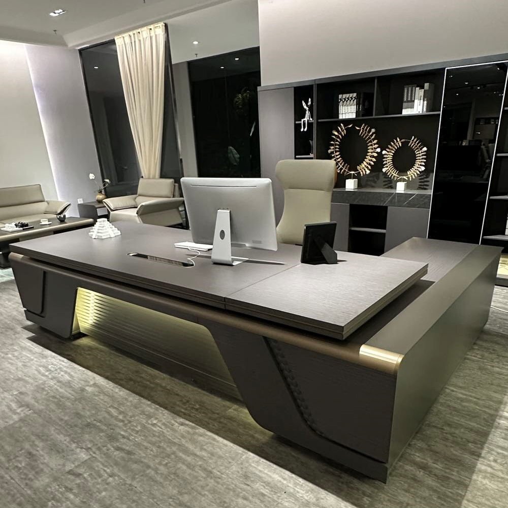 【送料無(wú)料】豪華！新品 大型 高級(jí) オーナーデスク パソコンデスク 社長(zhǎng)機(jī) 社長(zhǎng)デスク エグゼクティブデスク プレジデントデスク PCデスク