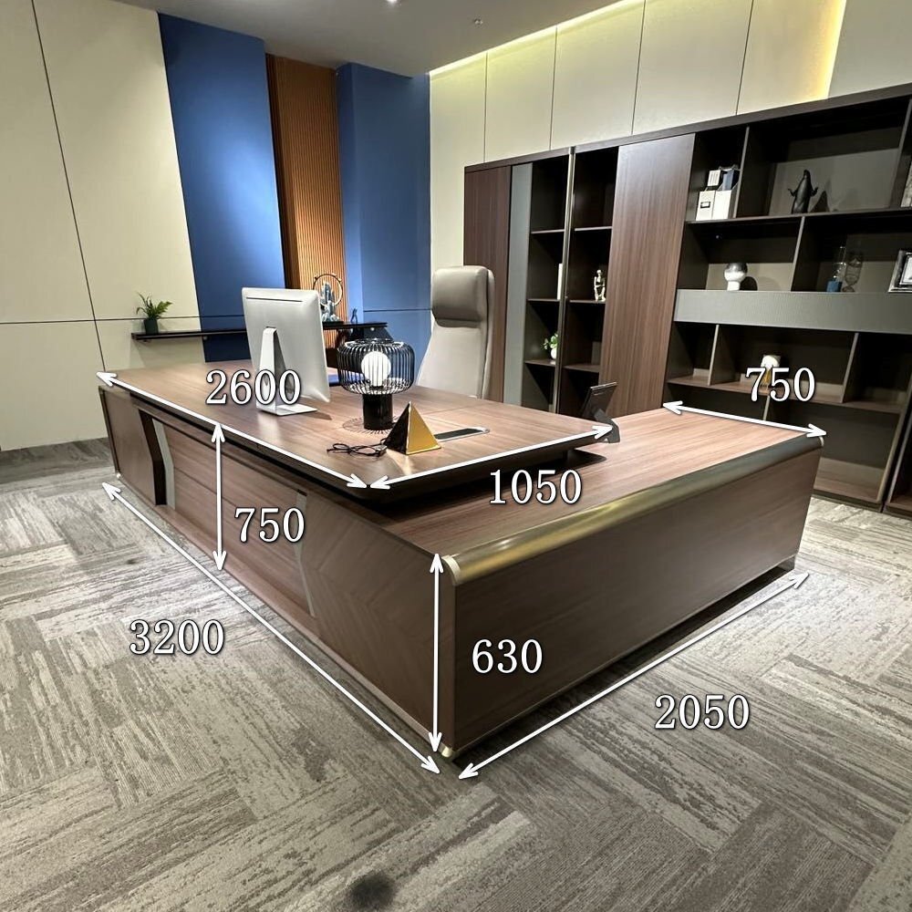 【送料無料】豪華！新品 大型 高級 オーナーデスク パソコンデスク 社長機 社長デスク エグゼクティブデスク プレジデントデスク PCデスク