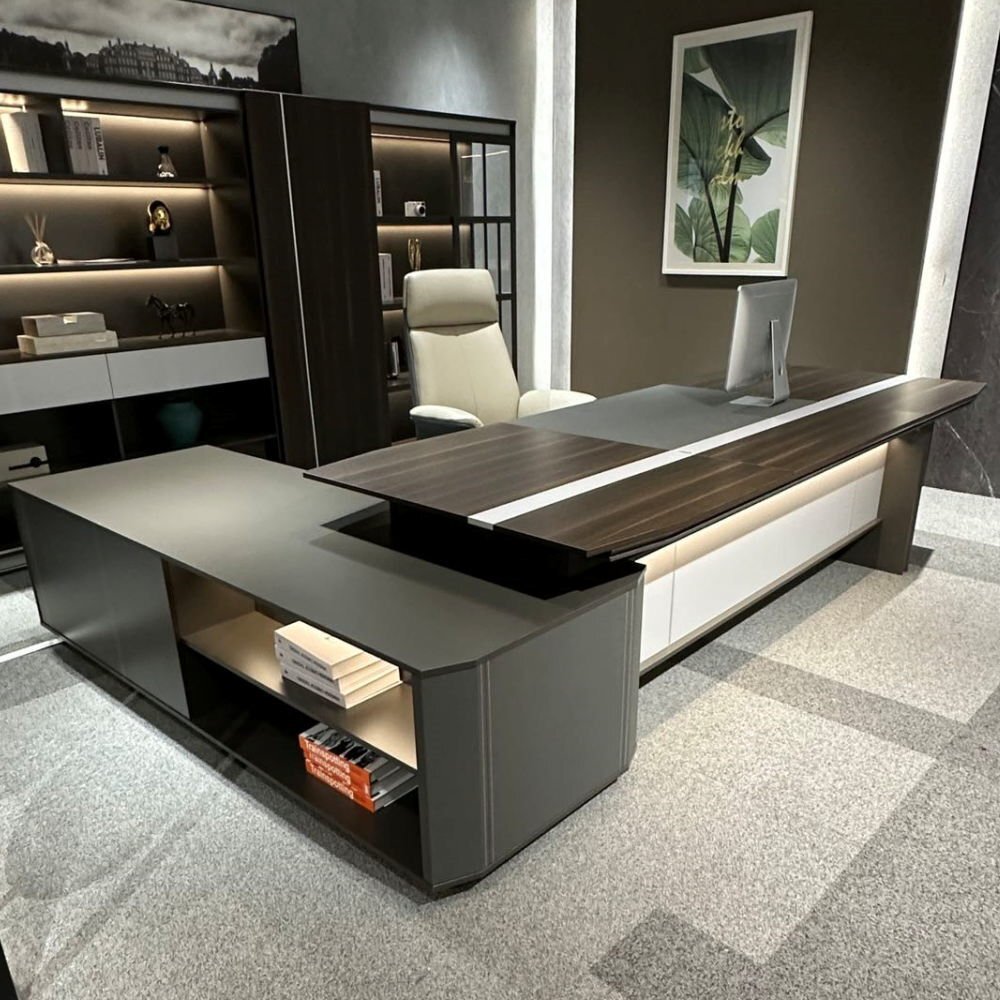 【送料無(wú)料】豪華！新品 大型 高級(jí) オーナーデスク パソコンデスク 社長(zhǎng)機(jī) 社長(zhǎng)デスク エグゼクティブデスク プレジデントデスク PCデスク