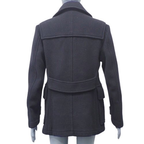 BURBERRY(バーバリー) ダブルブレスト ピーコート アウター アパレル ファッション M ウール ネイビー紺 メンズ 40802135539【アラモード】