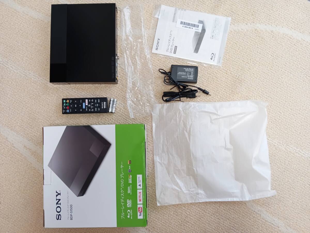 Sony Blu-ray/DVDプレーヤー　BDP-S1500 中古