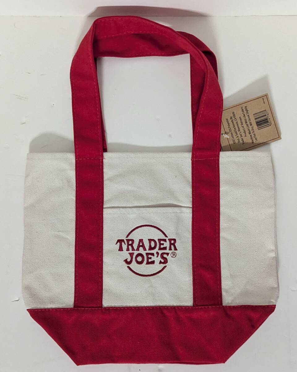 新品 Trader Joe'sトレーダージョーズ エコバック ミニ 赤 Red