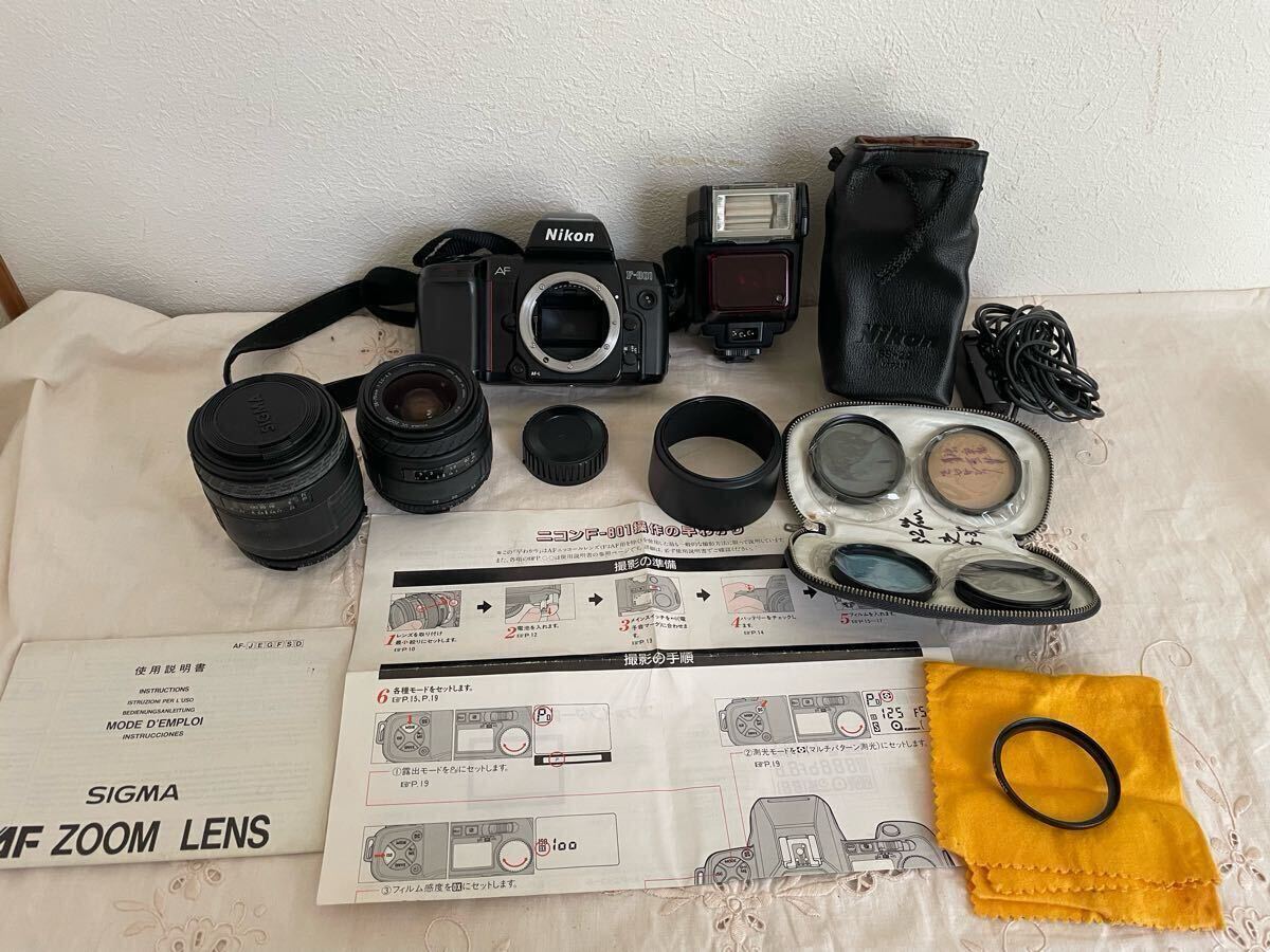 * Junk *Nikon Nikon камера F-801 SIGMA линзы фильтр пленочный фотоаппарат совместно 