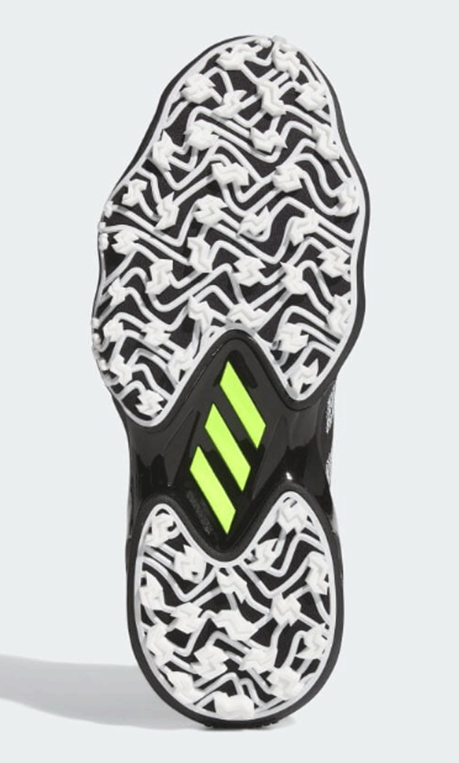 новый товар # Adidas #2024.7# код Chaos -25- шиповки отсутствует #IF3270# core черный | foot одежда - белый |rusido лимон #28.5CM# стандартный