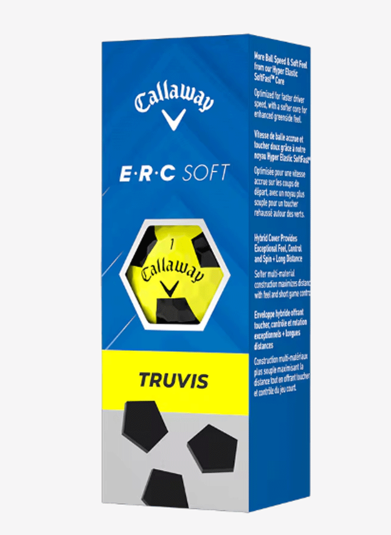  новый товар #2025.5# ограниченное количество # Callaway #ERC SOFT TRUVIS# желтый | черный #2 дюжина #AI в зависимости разработка * проект осуществлен мяч # стандартный товар 