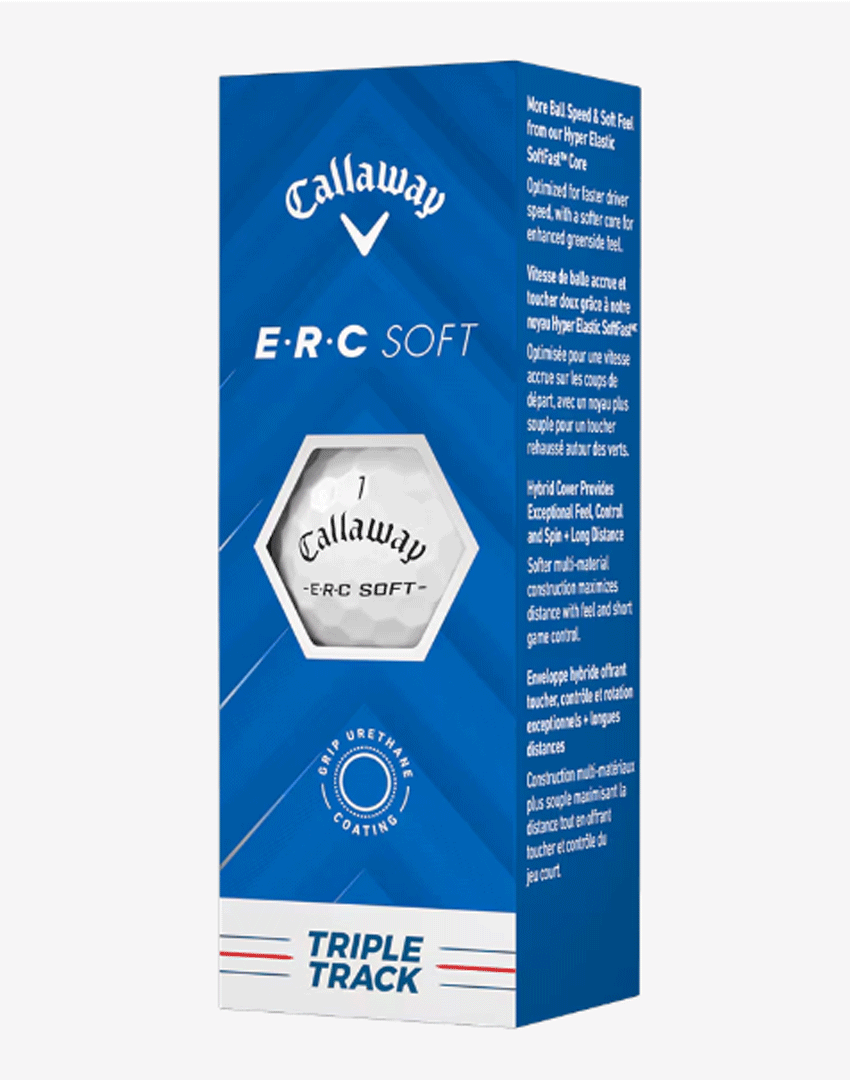 新品■2025.2■キャロウェイ■ERC SOFT■トリプルトラック■ホワイト■５ダース■約2000萬を超える設計から生まれた■正規(guī)品