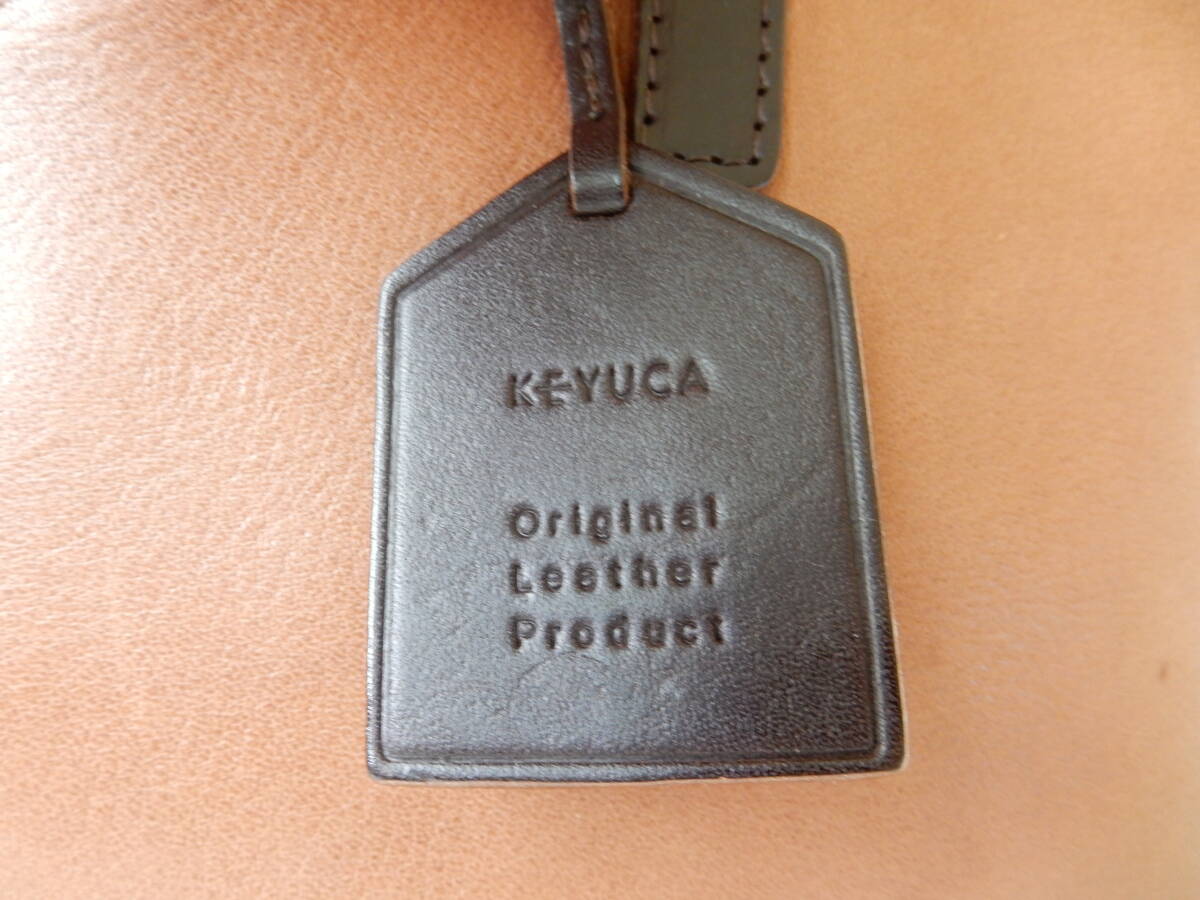  натуральная кожа *KEYUCA(keyuka)*A4 соответствует * плечо ..OK* кожа большая сумка Brown ( металлические принадлежности / латунь цвет )