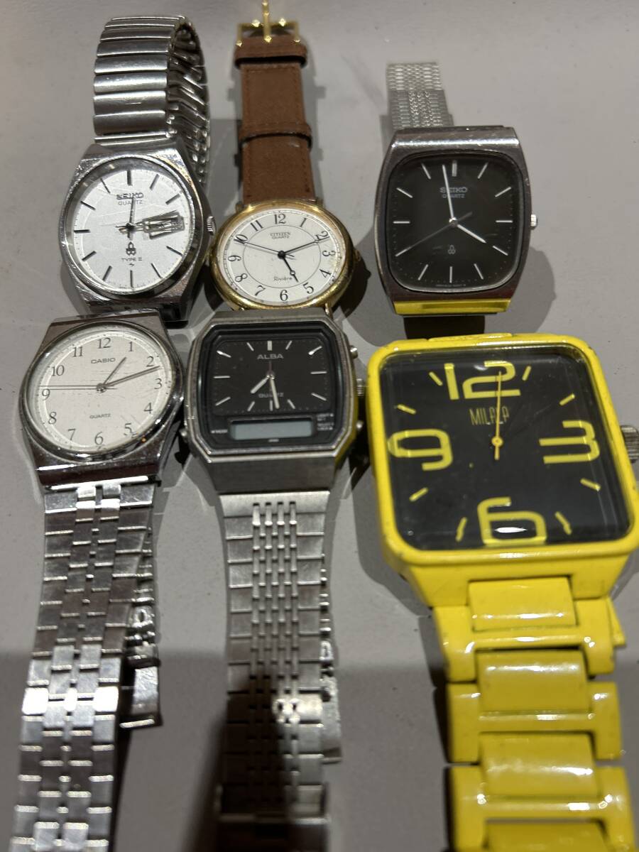 時代物 腕時計 SEIKO CASIO CITIZEN ALBA RICOH色々まとめて