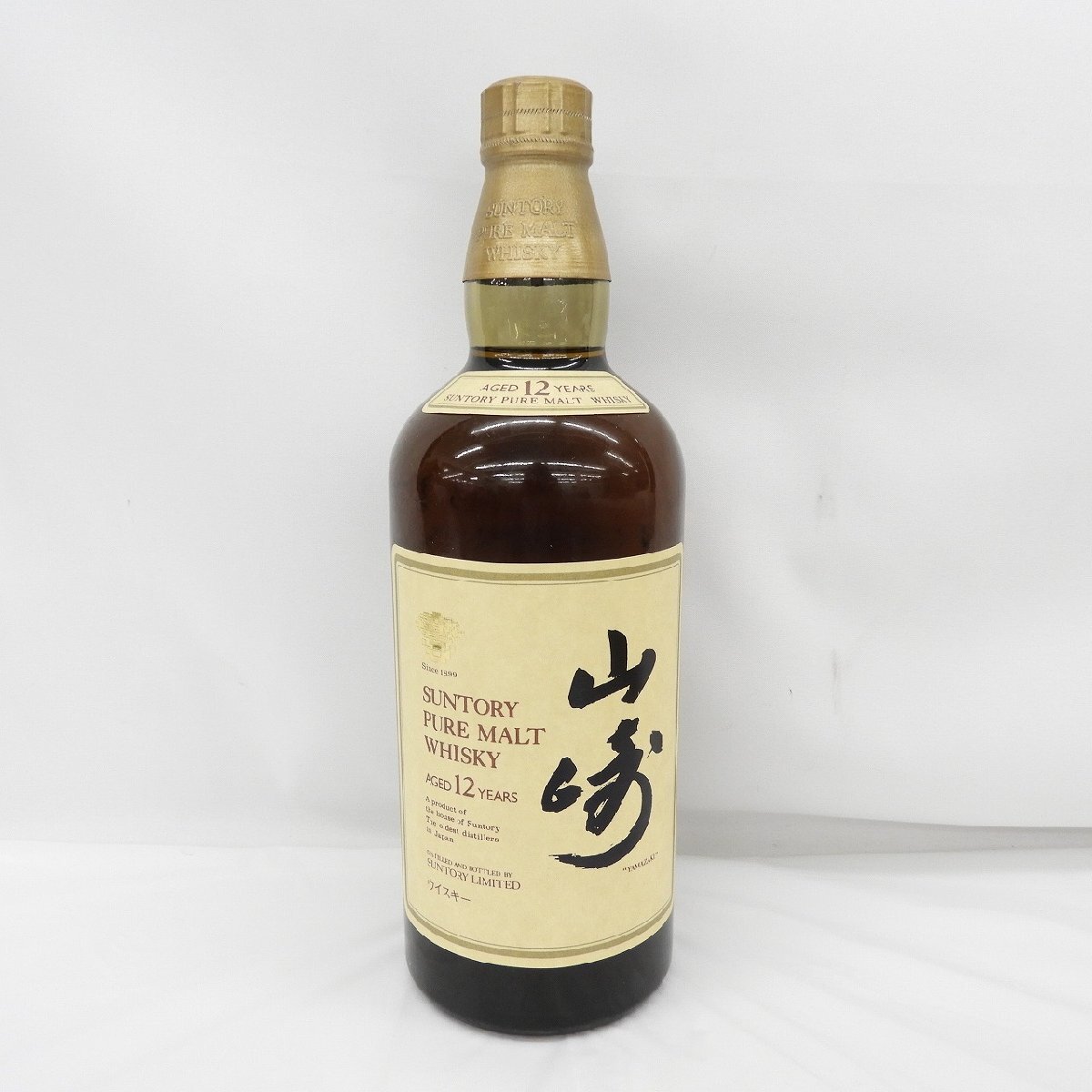 未開栓】SUNTORY サントリー 山崎 12年 ピュアモルト ウイスキー