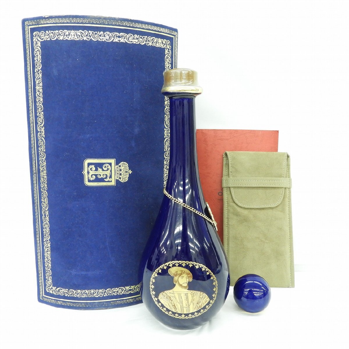【未開栓】Otard オタール エクストラ フランソワ 1世 ポーセリン 陶器ボトル ブランデー 700ml 40％ 1109g 替え栓/箱付 11846055 0512