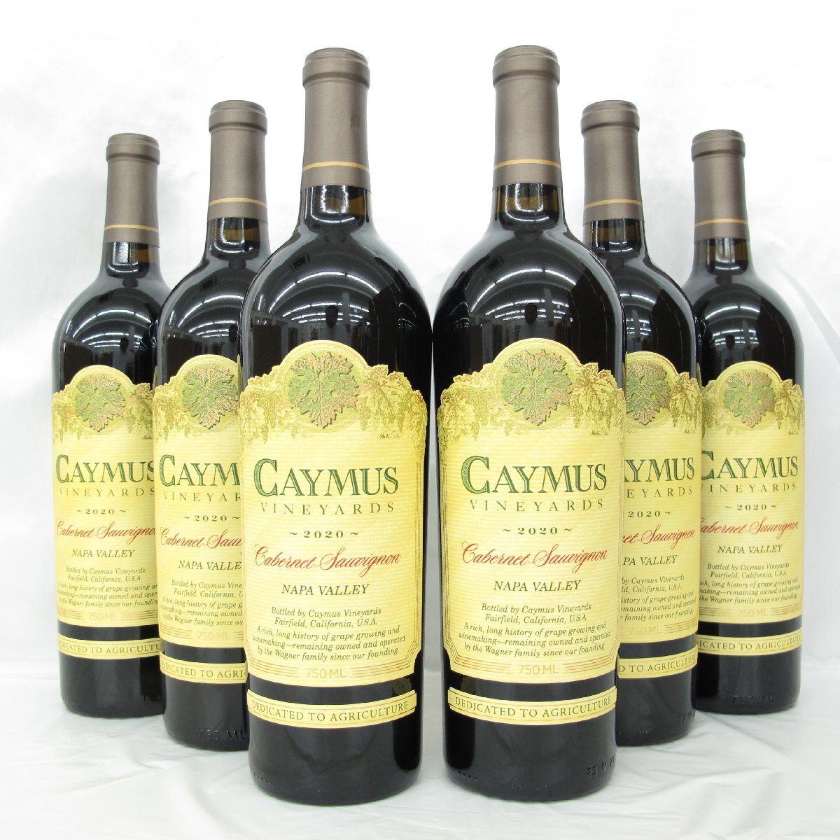 【未開栓】ケイマス・ヴィンヤーズ カベルネ ソーヴィニヨン 2020 赤 ワイン 6本セット まとめ売り 750ml 14.4% ※同梱不可 11840790 0513
