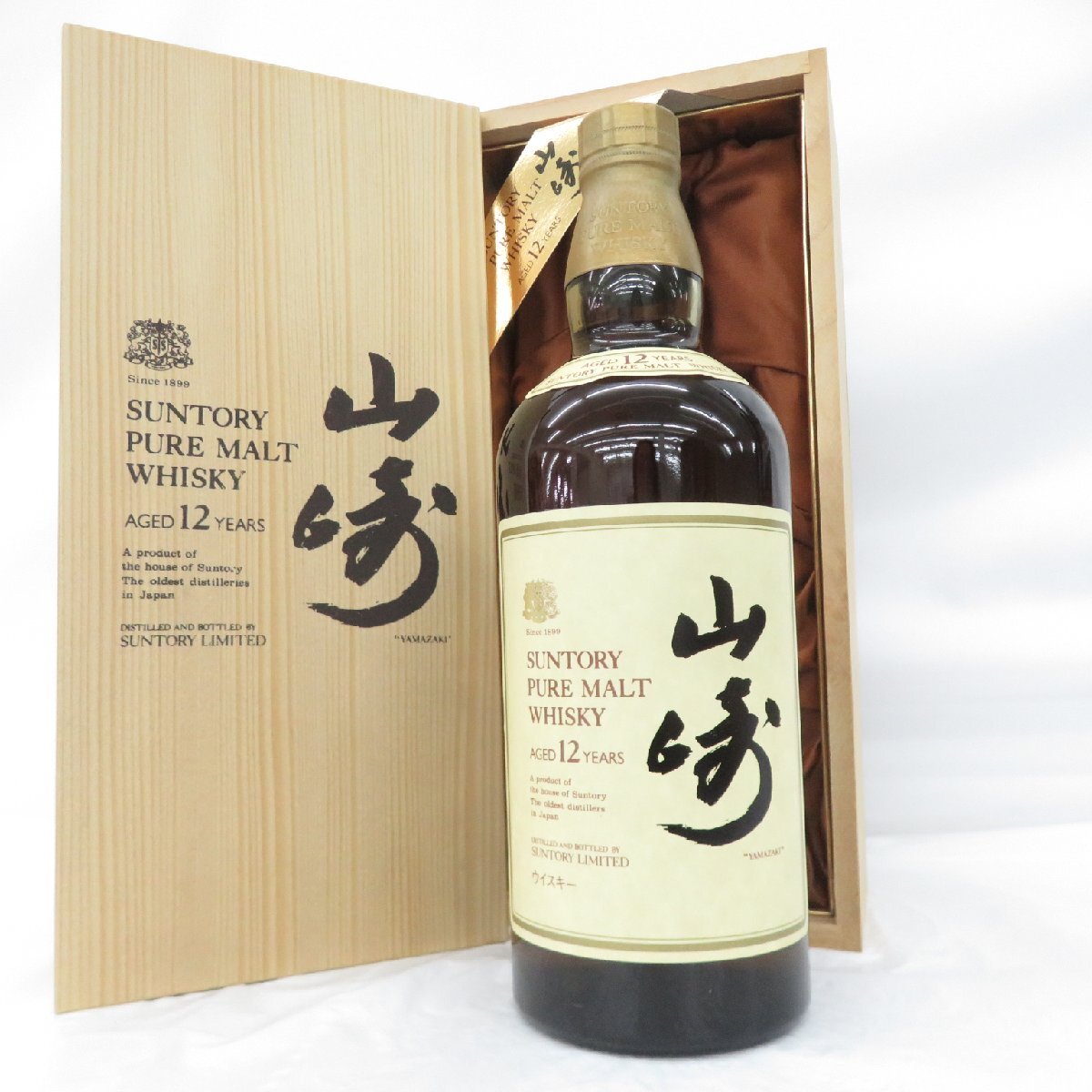 サントリー山崎12年 ピュアモルト木箱入りお買取！相場は