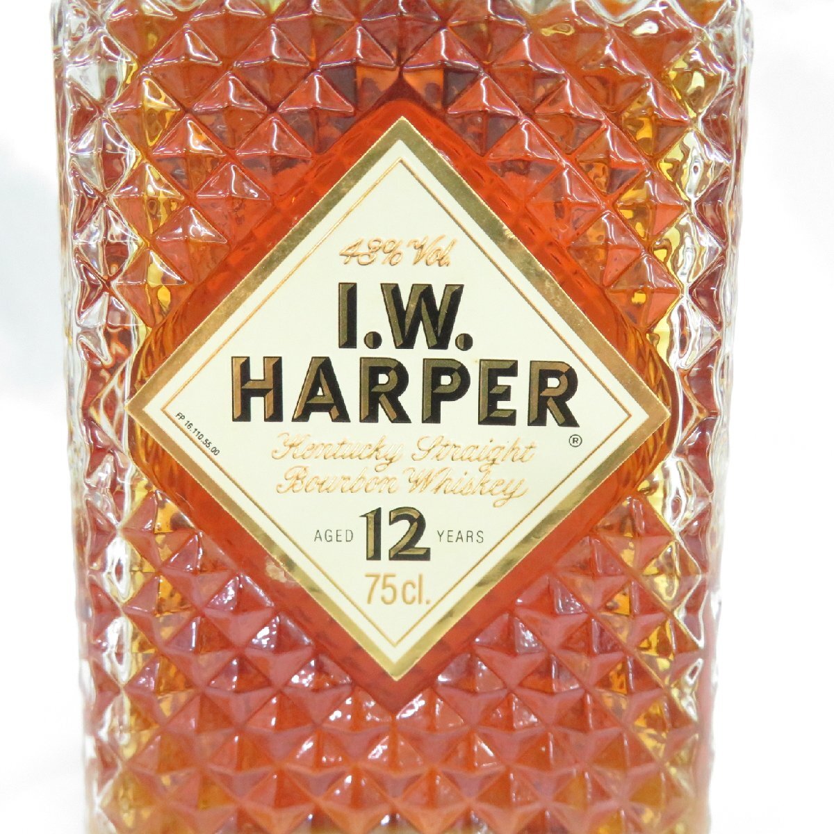 終売 I.W.ハーパー12年 未開栓 飲料・酒