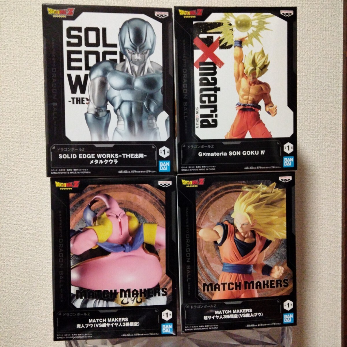 11点セット G×materiaドラゴンボール ドラゴンボールZ 孫悟空&魔神ブウ&メタルクウラ&Gマテリア孫悟空