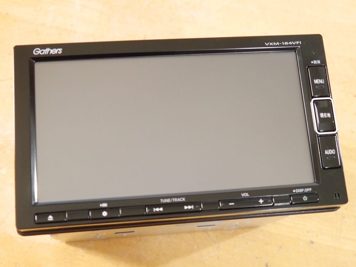 【0523】 VXM-184VFi 2017年 タッチパネル新品 未使用アンテナ付 ホンダ純正メモリーナビ DVD/Bluetooth/フルセグ/SD