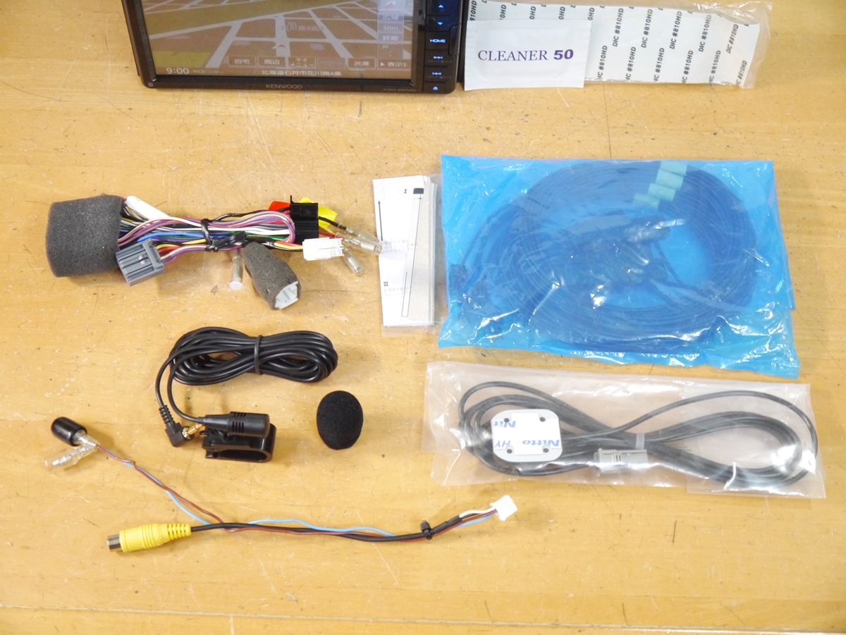 【0526】 KXM-E504W(KXME504WRS) 2020年 マツダ純正 未使用アンテナ付 フルセグ/DVD/Bluetooth/録音/USB/iPod KENWOOD