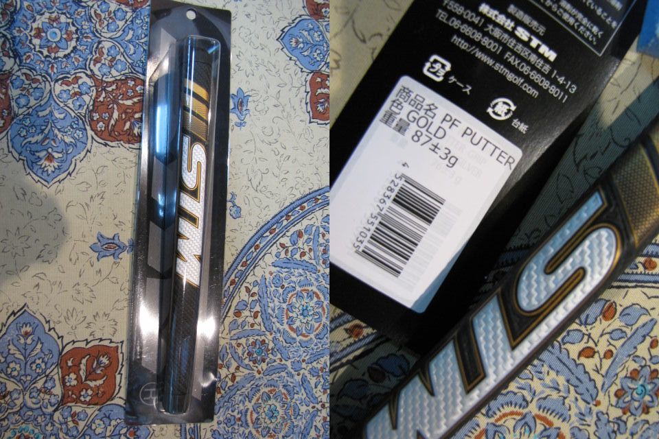 ○新品 STM PF PUTTERシリーズGOLD(ゴールド)ピストルタイプ87ｇ±3g_画像9