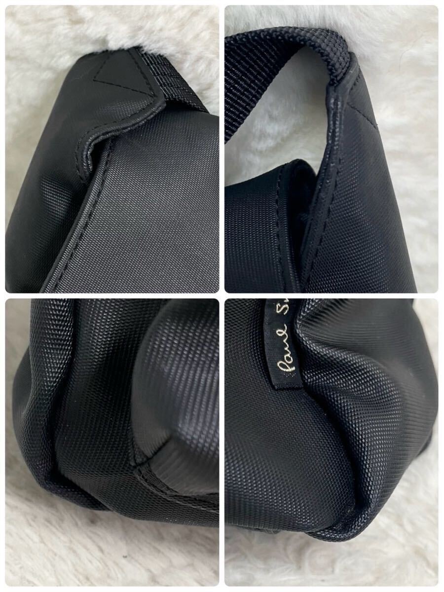 ポールスミス PaulSmith ショルダーバッグ ボディバッグ バック 斜め掛け 大容量 多機能 A4可 ブラック 黒 メンズ ユニセックス ナイロン