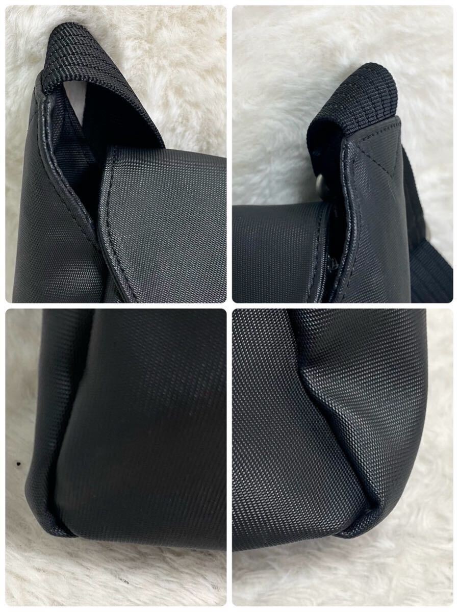 ポールスミス PaulSmith ショルダーバッグ ボディバッグ バック 斜め掛け 大容量 多機能 A4可 ブラック 黒 メンズ ユニセックス ナイロン