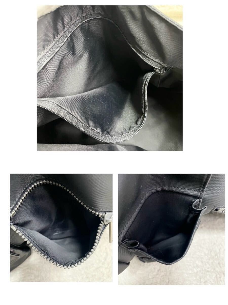 ポールスミス PaulSmith ショルダーバッグ ボディバッグ バック 斜め掛け 大容量 多機能 A4可 ブラック 黒 メンズ ユニセックス ナイロン