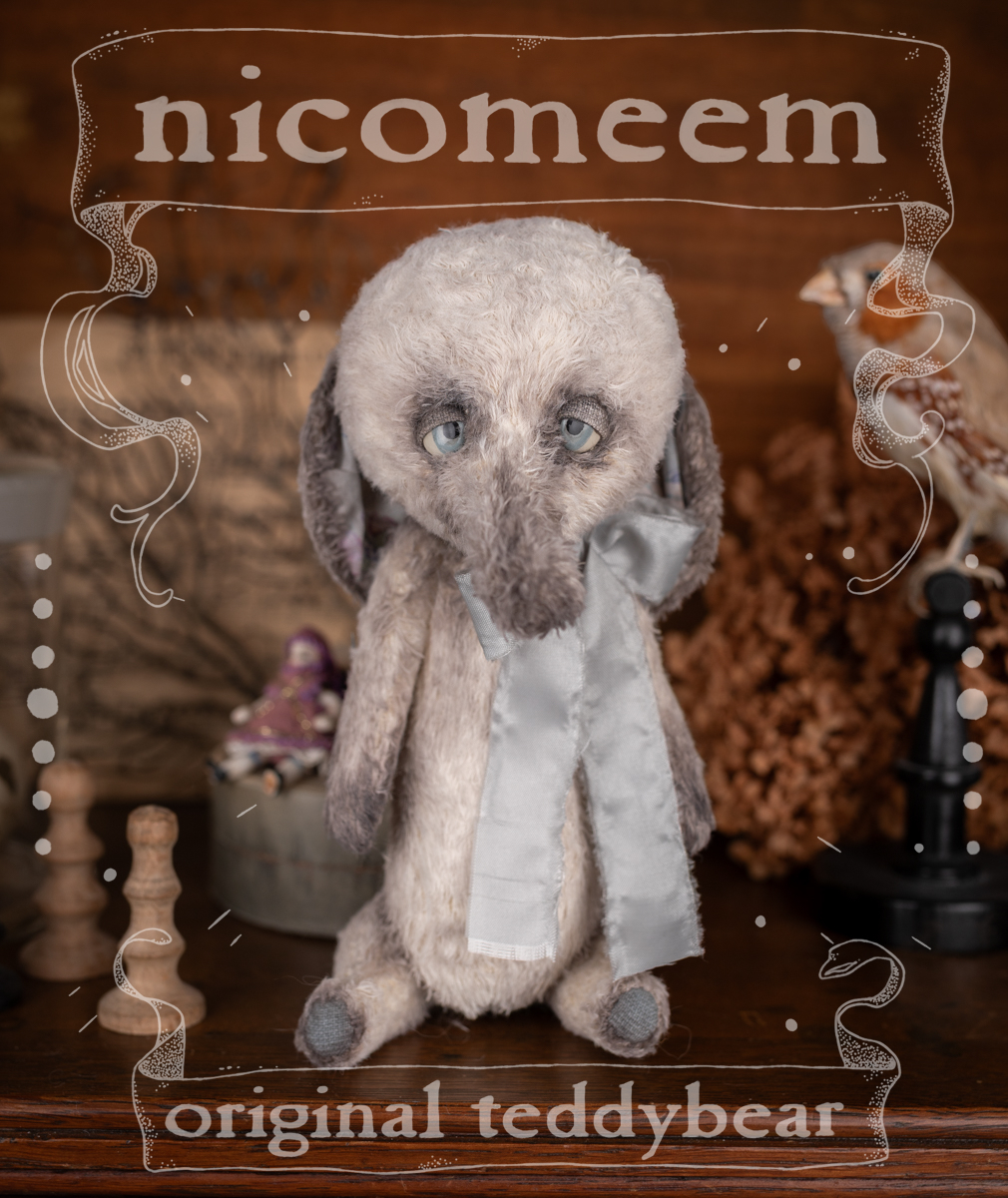 『2年保証』 Yahoo!オークション - 【nicomeem】 ちびゾウ テディベア 人形 体長10cm - 30cm