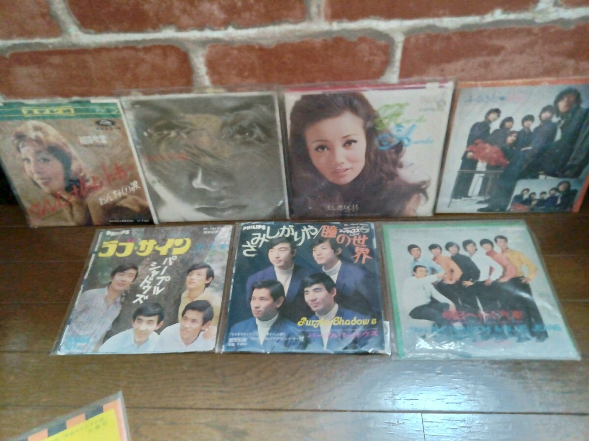 邦楽貴重盤赤盤含むEPシングル色々まとめて大量1箱110枚超セット☆歌謡曲/日本のオールディーズ/1960年代洋楽カヴァーポップス/GS/アニメ他