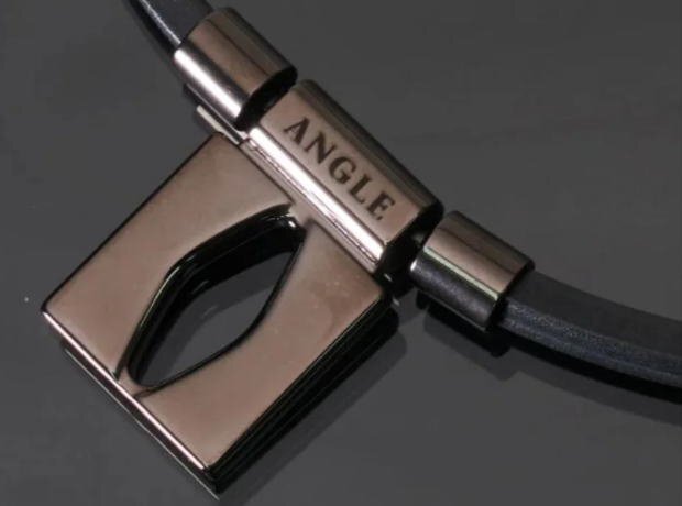 T 新品 アングル ANGLE e.MODEL 01/アングル e.モデル01 ネックレス AE01N ブラック M(45cm)　※送料無料