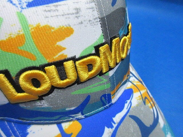 新品 LOUDMOUTH/ラウドマウス ユニセックス キャップ 762-900-1 フリー シャークフィンブルー(320)