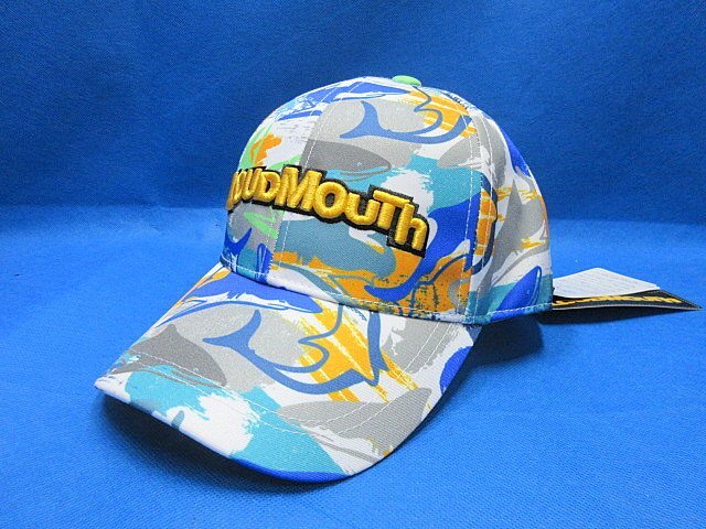 新品 LOUDMOUTH/ラウドマウス ユニセックス キャップ 762-900-1 フリー シャークフィンブルー(320)