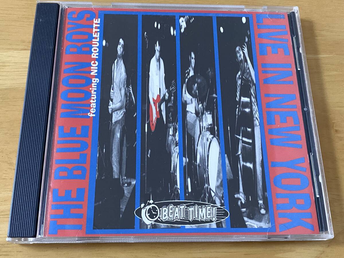 The Blue Moon Boys Live in New York зарубежная запись CD осмотр : Neo Rockabilly контри-рок Nic Roulette Gene Vincent Elvis Presley Johnny Burnette