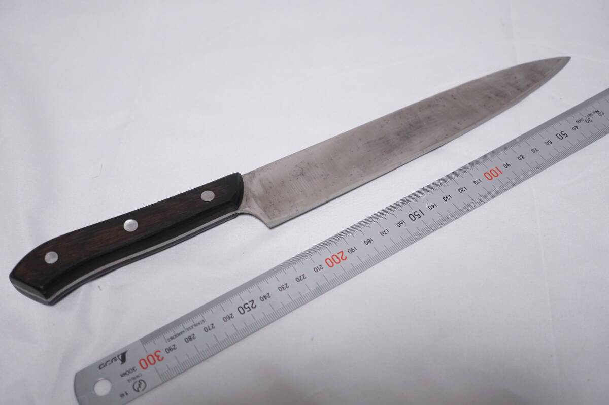 【クサ3】　木屋エーデルワイス　牛刀　シェフナイフ　　刃渡り約220mm　研ぎ済み　【送料￥185】