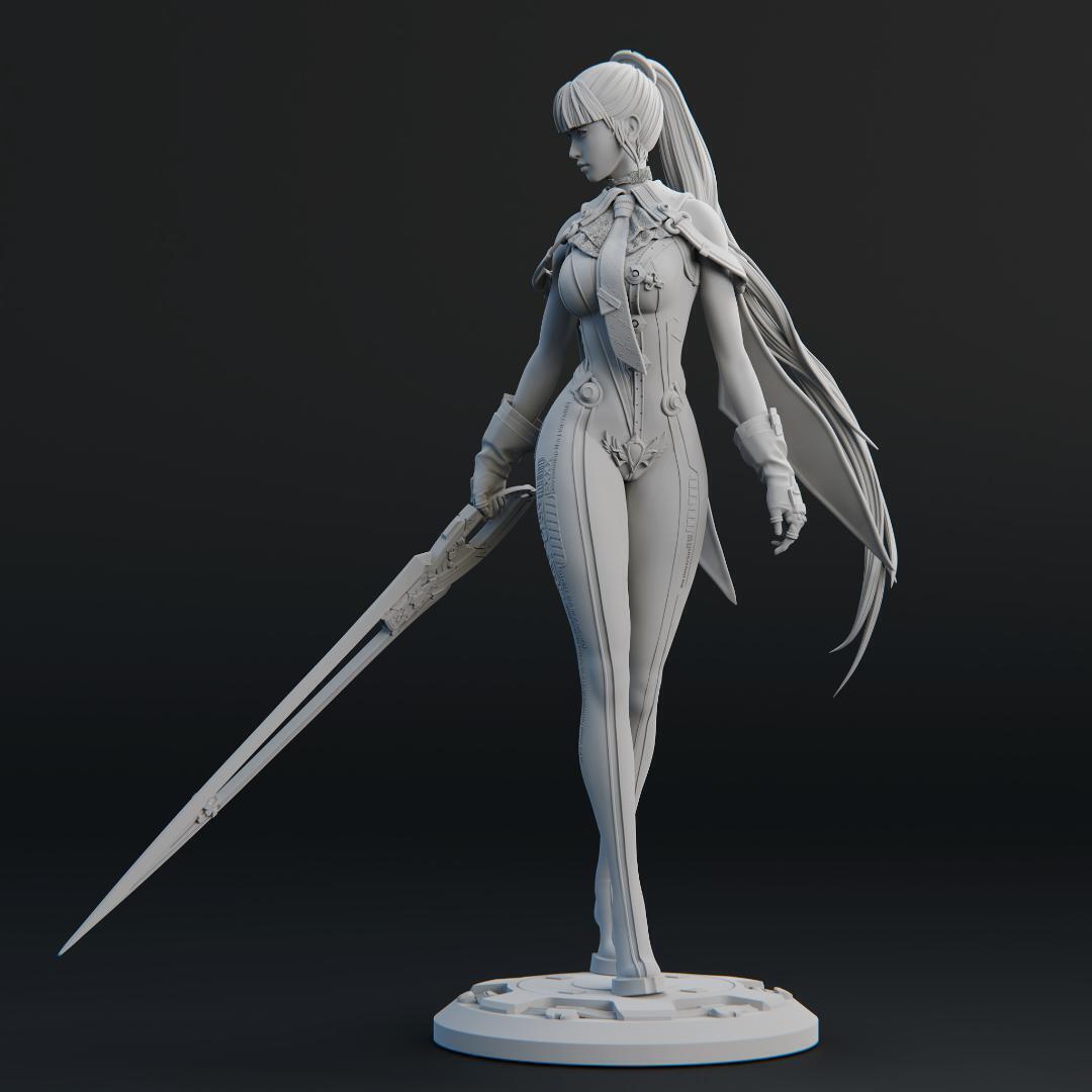 イブ 1/8 ステラブレイド ガレージキット 未塗装 未組立 フィギュア 1/8 イブ 未塗装未組立 ステラーブレイド フィギュア ガレージ