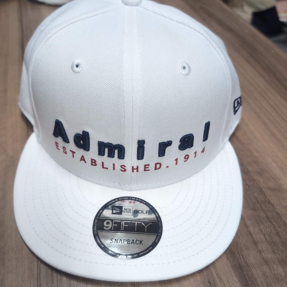 新品未使用　アドミラル Admiral ニューエラコラボ 平つばキャップ