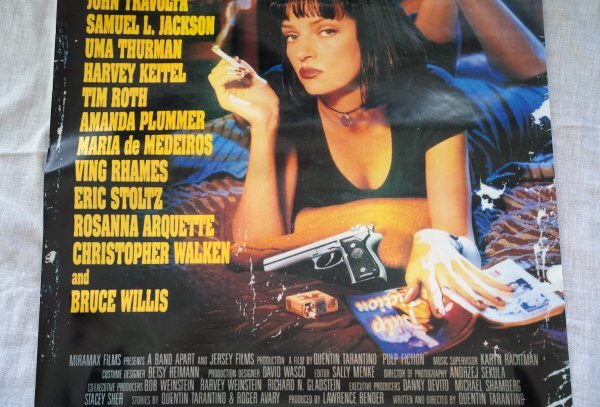 90年代 ヴィンテージ オリジナル PULP FICTION パルプフィクション トルコ版 ポスター_画像3