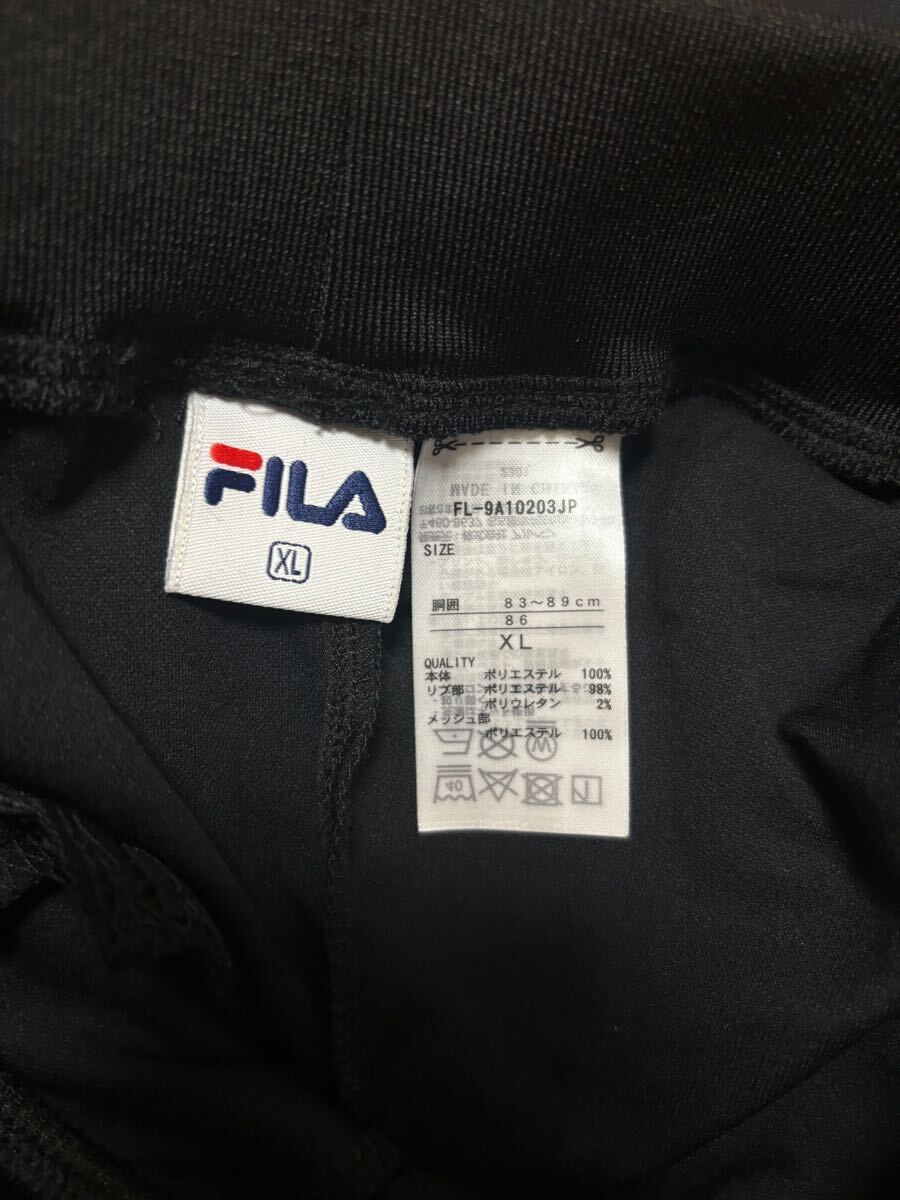 新品（タグ付き）［FILA］フィラ　スポーツウェア　トラックパンツ　ブラック　XL 0250516-1285